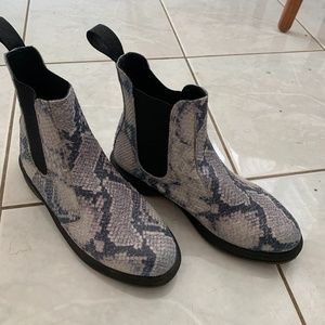 Doc Martens Snake Skin ankle boots
